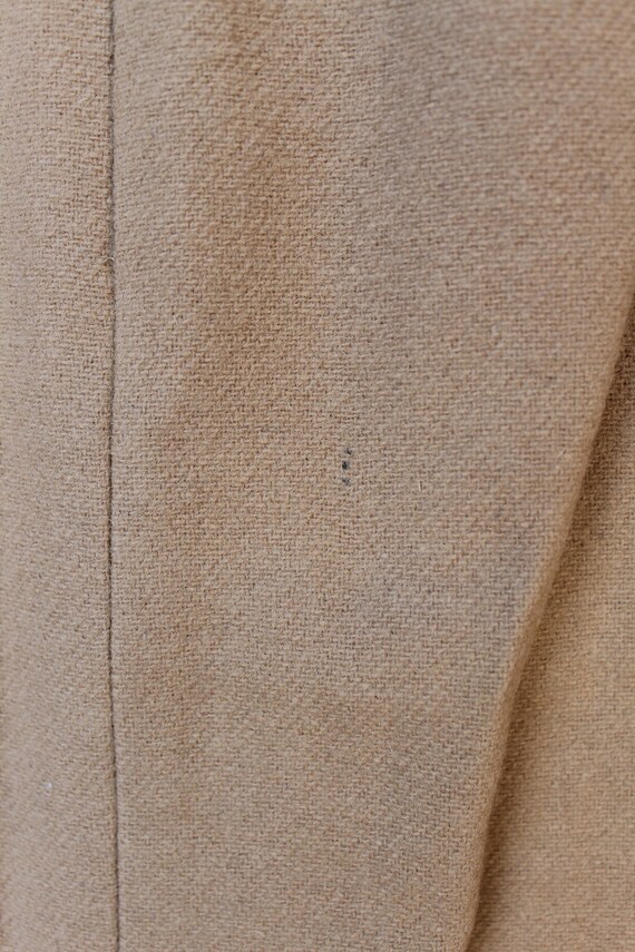 Ladies Camel Colored Wool Skirt, VINTG 80s Lined … - image 7
