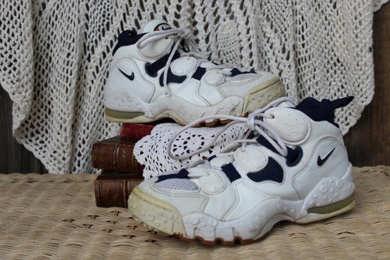 Men s RARE Vintage Nike Air Athletic High Tops Basketball Court Shoes Size 8 1 2 Etsy Canada