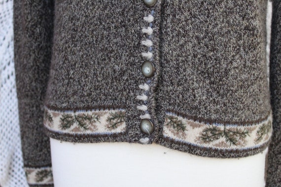 Ladies Woolrich Button Cardigan Sweater / Earthy … - image 3