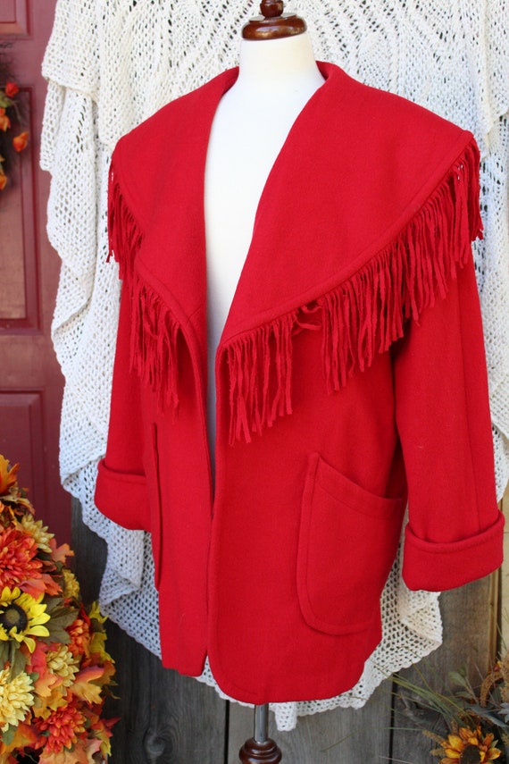 Hip length wool coat discount
