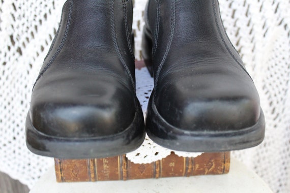 Ladies Comfy Black Platform Slip-On Loafer's - image 3