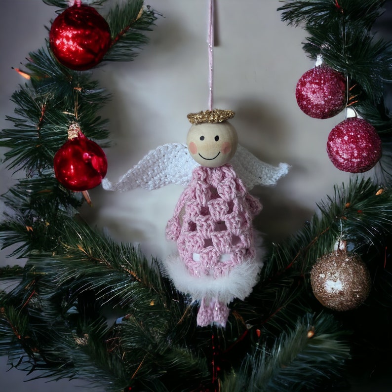Guardian angel with light crochet pattern image 7