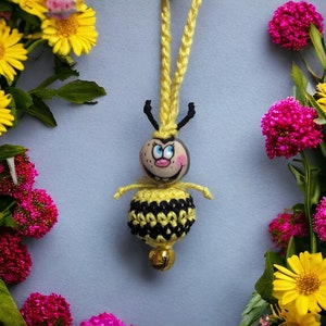 Modèle de crochet de coléoptères et d'abeilles, allemand image 3