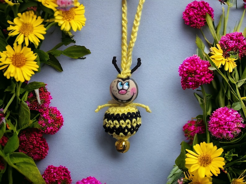Modèle de crochet de coléoptères et d'abeilles, allemand image 3