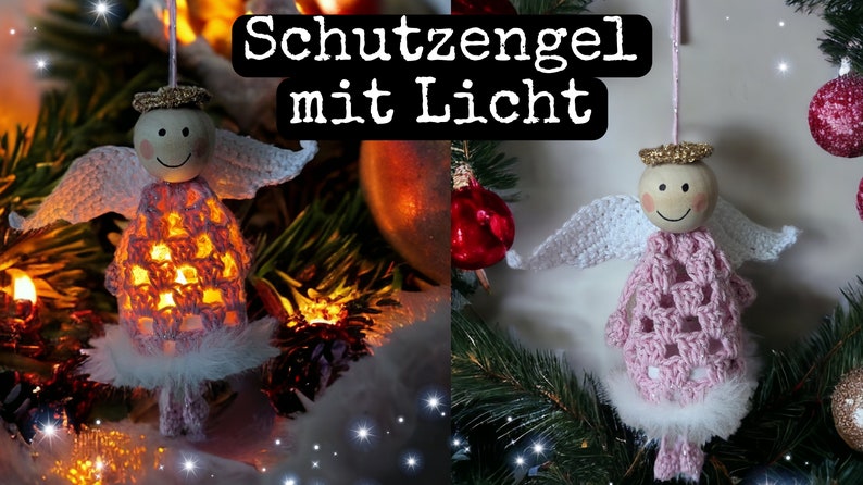 Schutzengel mit Licht Häkelanleitung Bild 10