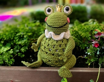 Frog fillable crochet pattern