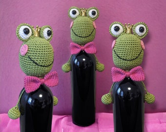 Bottle frog crochet pattern