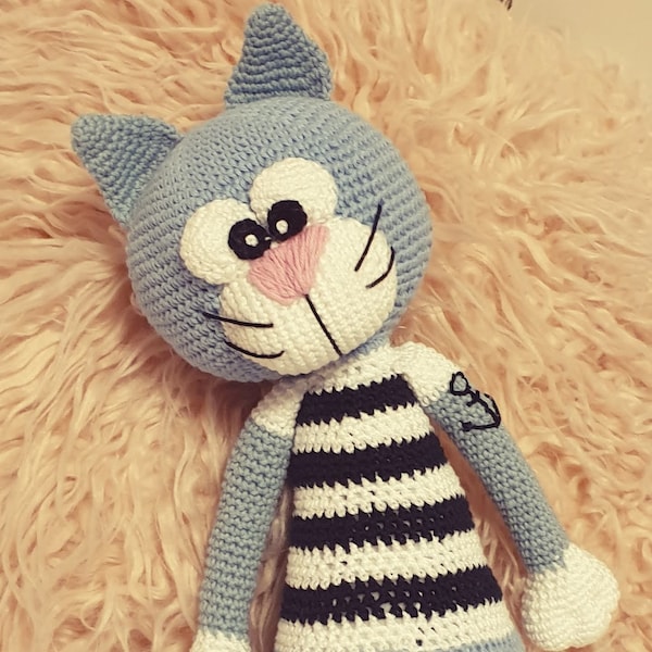 Tomcat Fritz crochet pattern