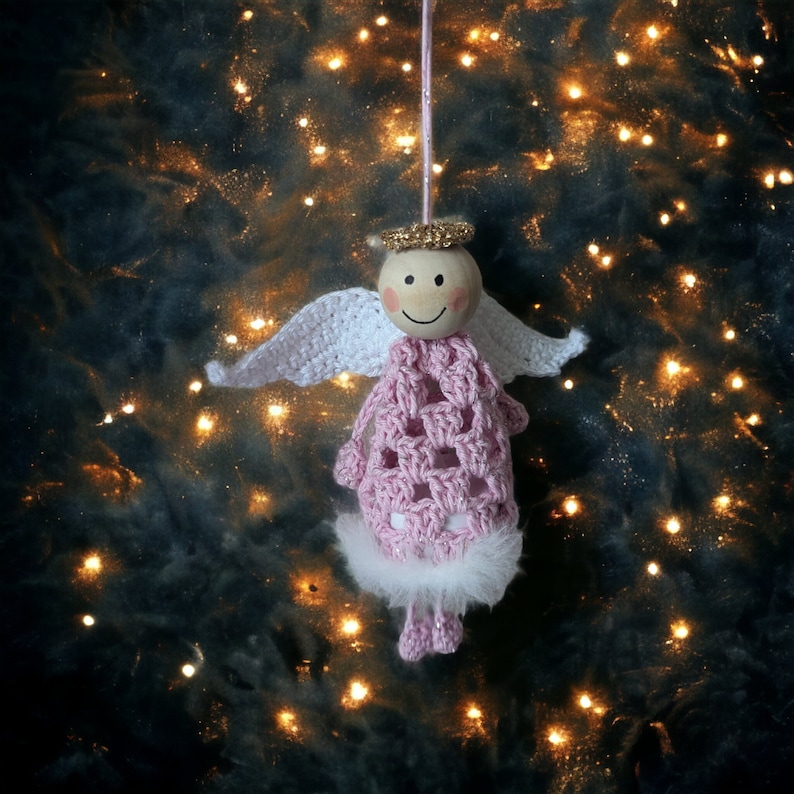 Guardian angel with light crochet pattern image 2