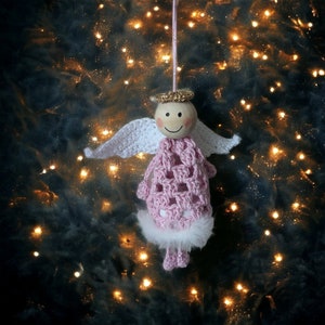 Guardian angel with light crochet pattern image 5