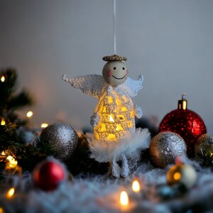 Guardian angel with light crochet pattern image 9