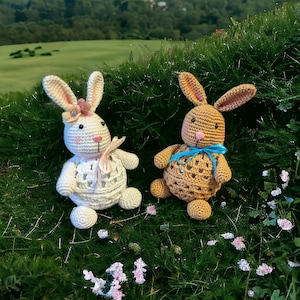 Osterhase Häkelanleitung, deutsch