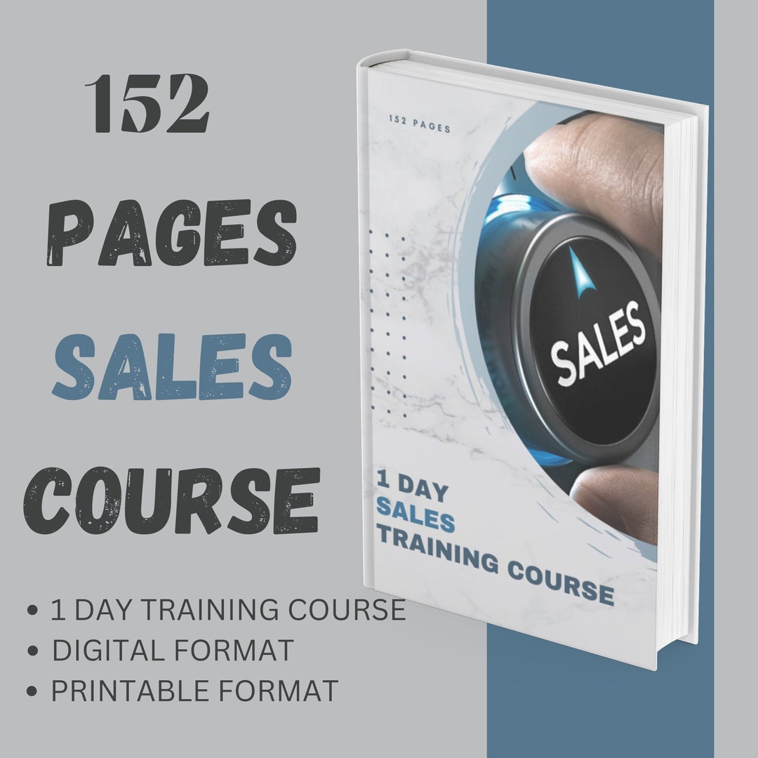 Sales Training Course 152 Pages With FULL RESALE RIGHTS and You Can