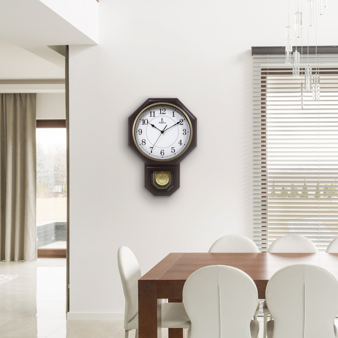Chiming Wall Clock With Pendulum Pendulum Wall Clock With Westminster