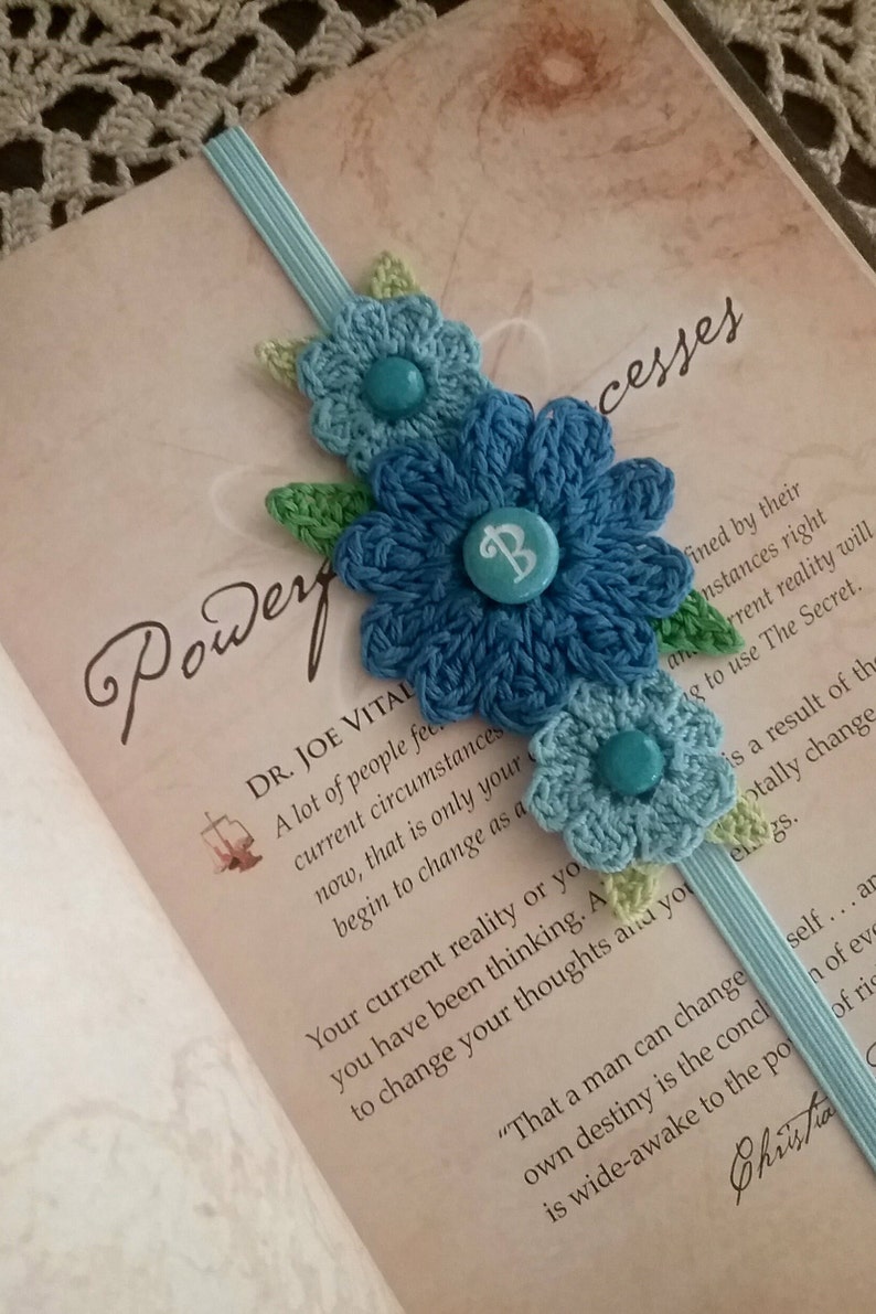 Crochet Flower Bookmarks pattern free