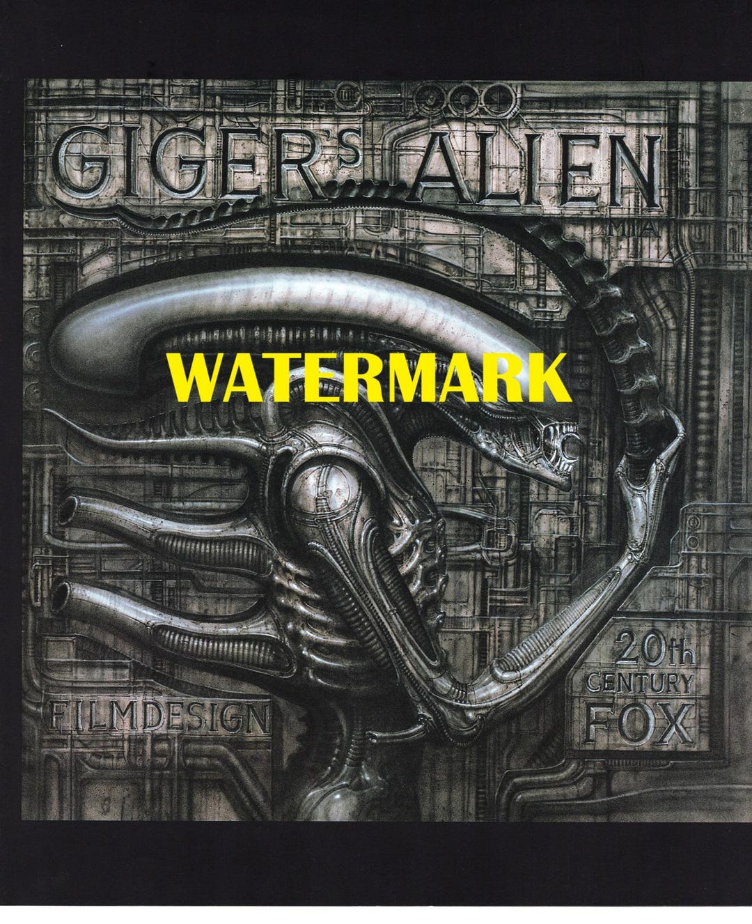 HR GIGER Alien Romulus Giger's Alien Biomechanical Occult Devil Wicca ...