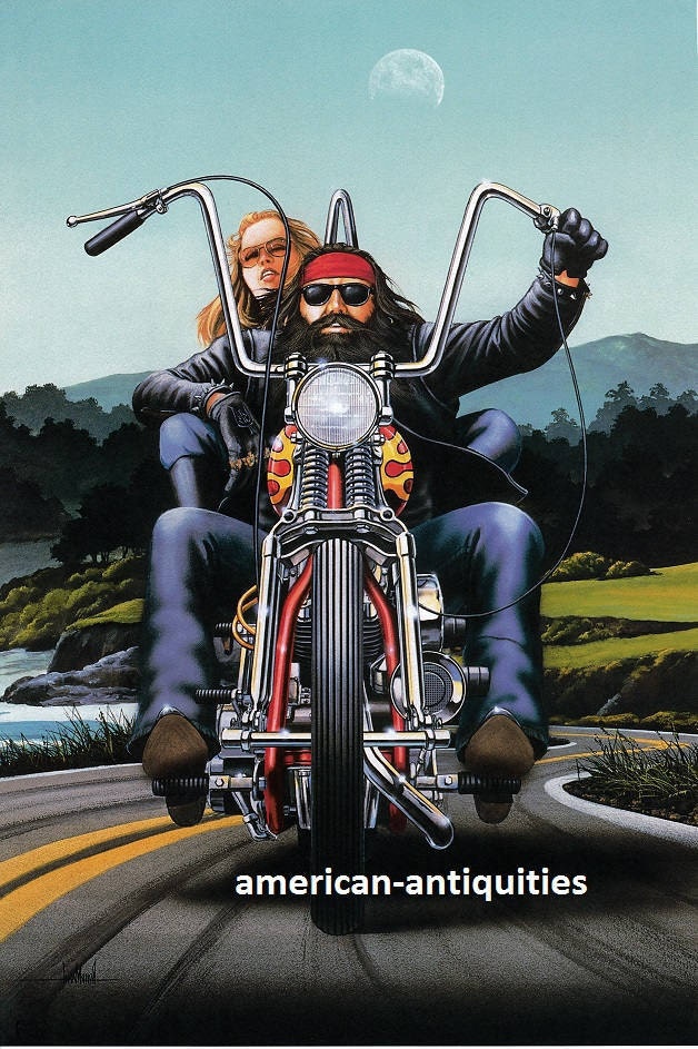 David Mann Harley Davidson Motorcycle Biker Easyriders Centerfold