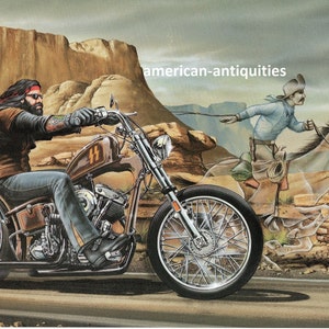 David Mann Harley Davidson Motorcycle Biker Easyriders