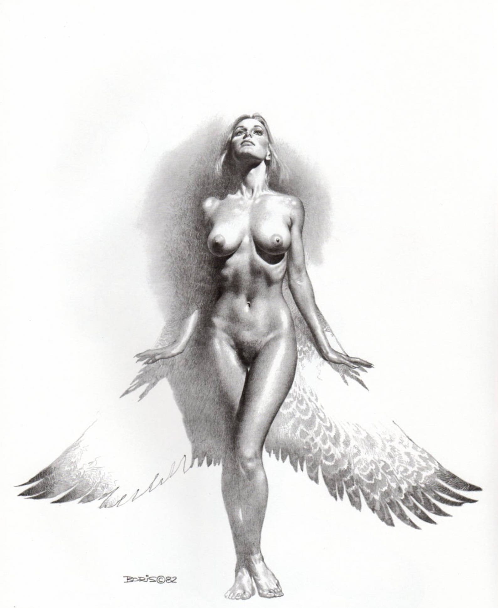 Boris Vallejo Erotic Nude Pinup Girl Print Poster Fantasy image 0.