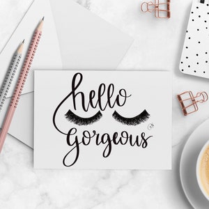 Bonjour magnifique carte