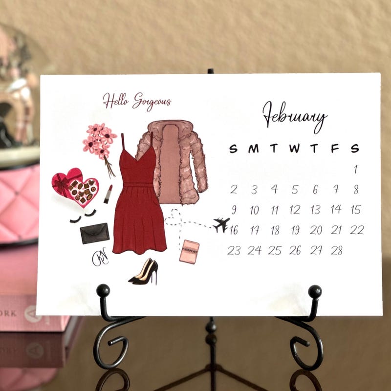 2025 Girly Calendar Etsy