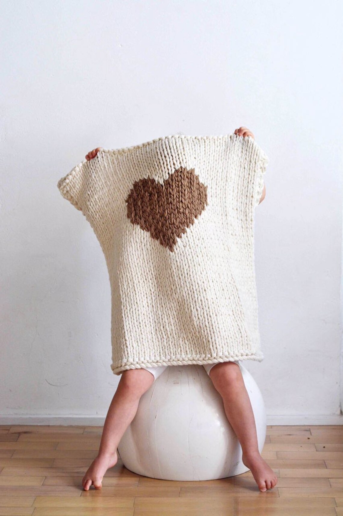 Heart Wool Stroller/car Seat/bassinet Blanket - Etsy