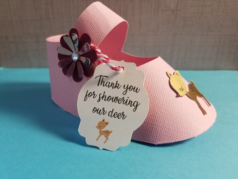 Baby Shoe Favor Box Etsy