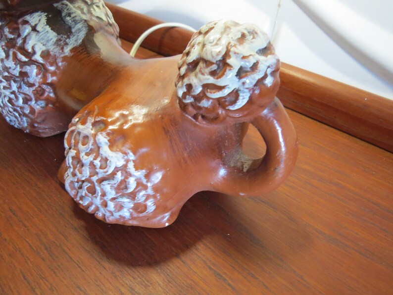 nice vintage condition 12 x 12 Vintage mid century 1960s chalkware poodle lamp