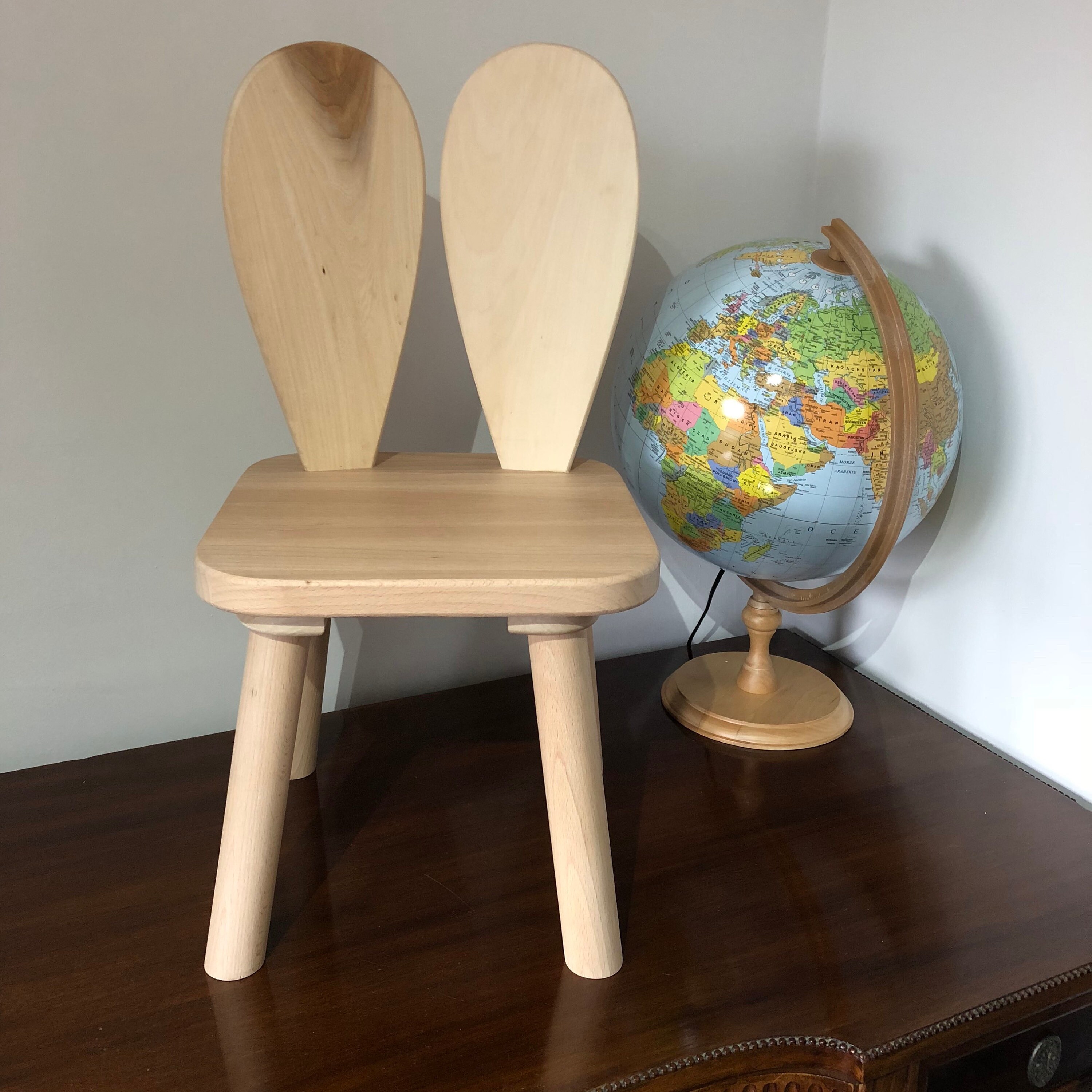 Handmade Beech Bunny Chair Rabbit Chair for Kids Nursery From Etsy