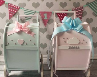 personalised dolls pram