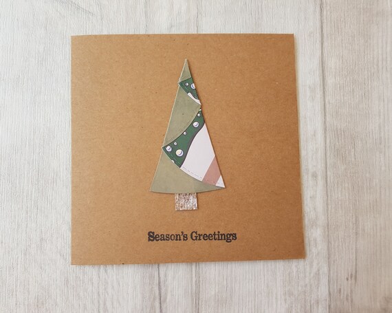 Origami Christmas Tree Card