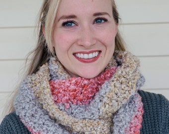 Double knit infinity scarf