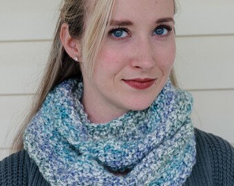 Double knit infinity scarf