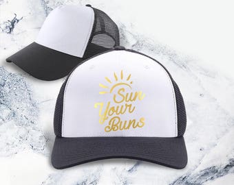 sun your buns hat