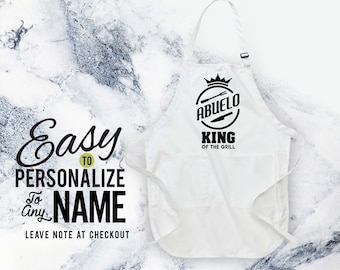 Abuelo Geschenk, Abuelo, Schürze, Familie, Abuelo Geburtstag, Abuelo Shirt, Familienshirt, Geburtstagsgeschenk, personalisiertes Geschenk, Schwangerschaftsmitteilung