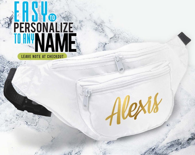 EIGHT Custom Name Fanny Packs Festival Pack Bridesmaid Gift