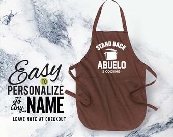 Abuelo Geschenk, Abuelo, Schürze, Familie, Abuelo Geburtstag, Abuelo Shirt, Familienshirt, Geburtstagsgeschenk, personalisiertes Geschenk, Schwangerschaftsmitteilung