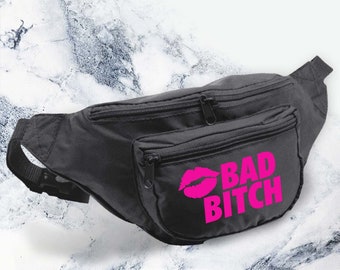 Bad B, gift, funny, fanny pack, neon fanny pack, fun gift, birthday gift, gift, gift, friend gift, gift for christmas, gift, friend, love