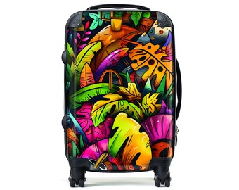 Jungle2 Luggage / Accesorios de viaje únicos / Equipaje de mano / Maleta personalizada / Maleta personalizada l Equipaje de mano I Entusiasta de los viajes