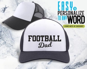 Football dad, sports, sports birthday, sports hat, sports mom, sports party, sport decal, sports gift, boys sports, sports hat, girls sports