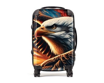 USA Eagle l Eagle l USA l Father's Day | Carry-On Luggage | Animal Suitcase | Custom Luggage | Personalized Luggage I Suitcase | Travel