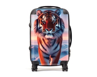 Tiger l Animal Lover l Gift l Father's Day | Carry-On Luggage | Animal Suitcase | Custom Luggage | Personalized Luggage I Suitcase | Travel
