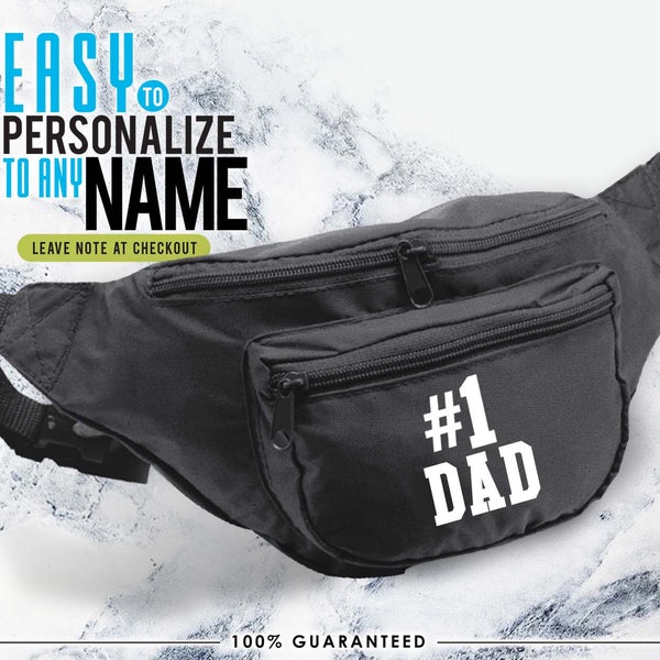 1 Dad, fanny packs, dad gift, family, neon fanny pack, birthday gift, personalized gift, birthday, gift, neon fanny packs, neon party, love
