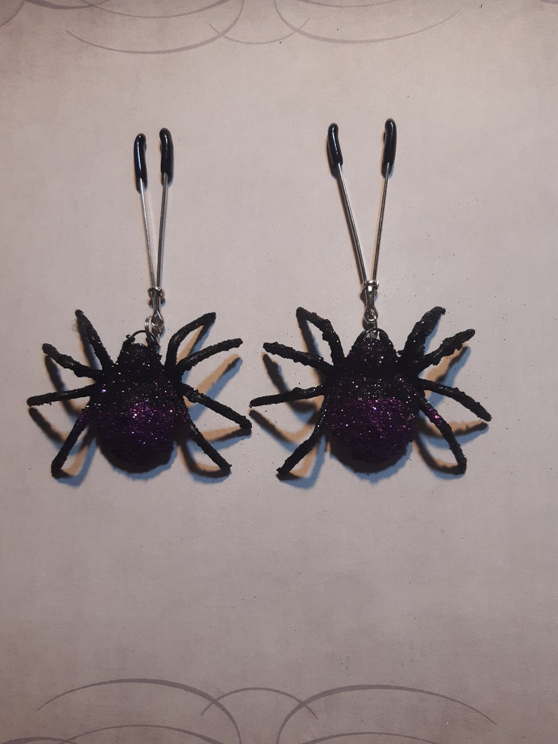 Spooky Spider Nipple Clamps