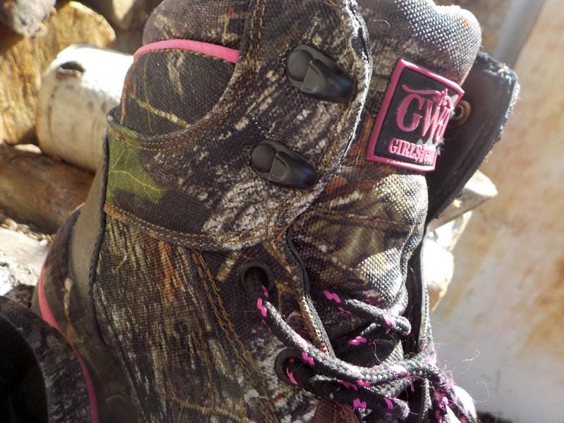 Womens Hunting Boots Mossy Oak Camo Mid Rise Like New Womens Size 10 Etsy