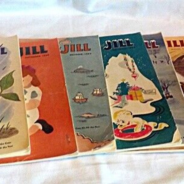 11 Vintage Jack and Jill Magazines 1948 's and 1950 's