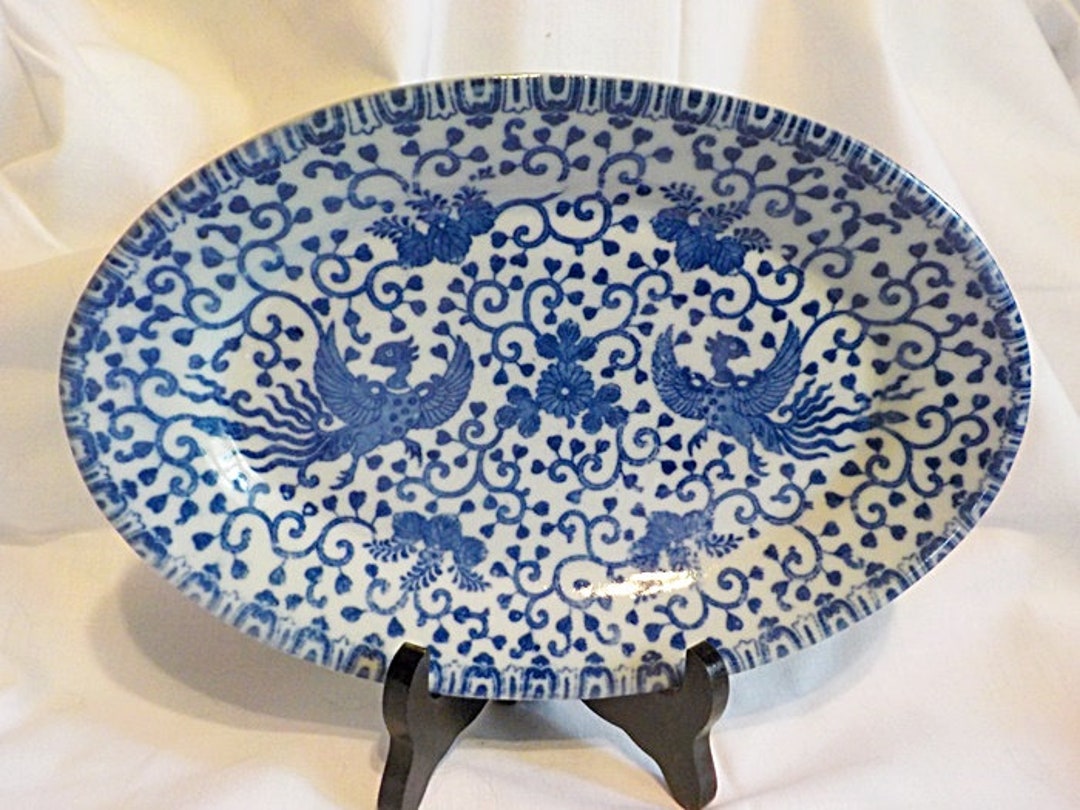 Vintage Phoenix Bird Platter 6 1/2 X10 Made in Japan - Etsy