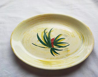 Bandeja Vernon Kilns Vernonware SHADOW LEAF de 10" x 13 1/2"