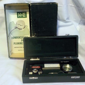 K&E Polar Planimeter in Original Box and Case w/ Instructions 620000