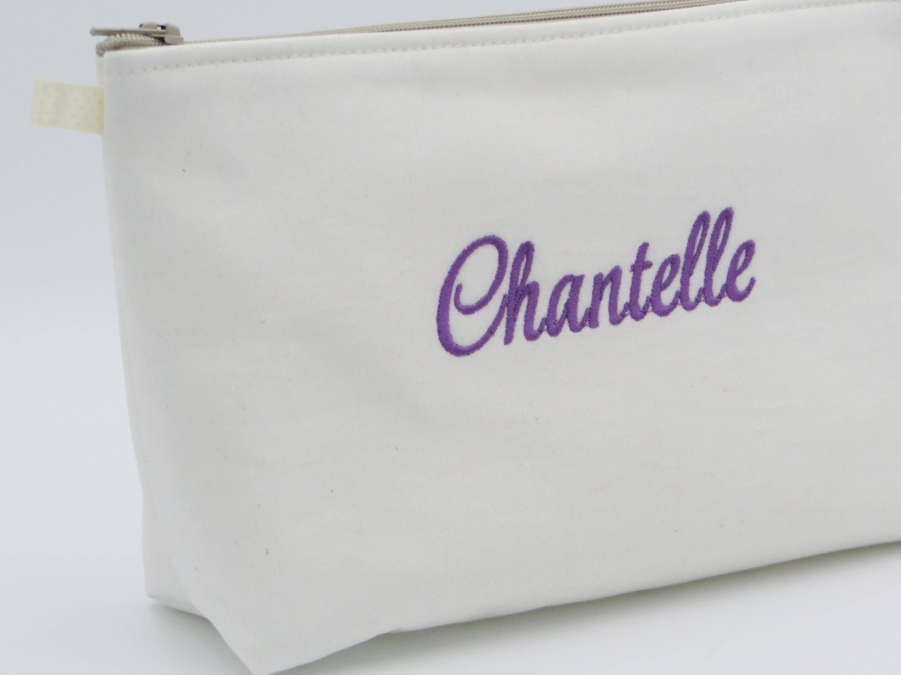 Personalised Embroidered Cosmetic Bag Womens Wash Bag with Etsy